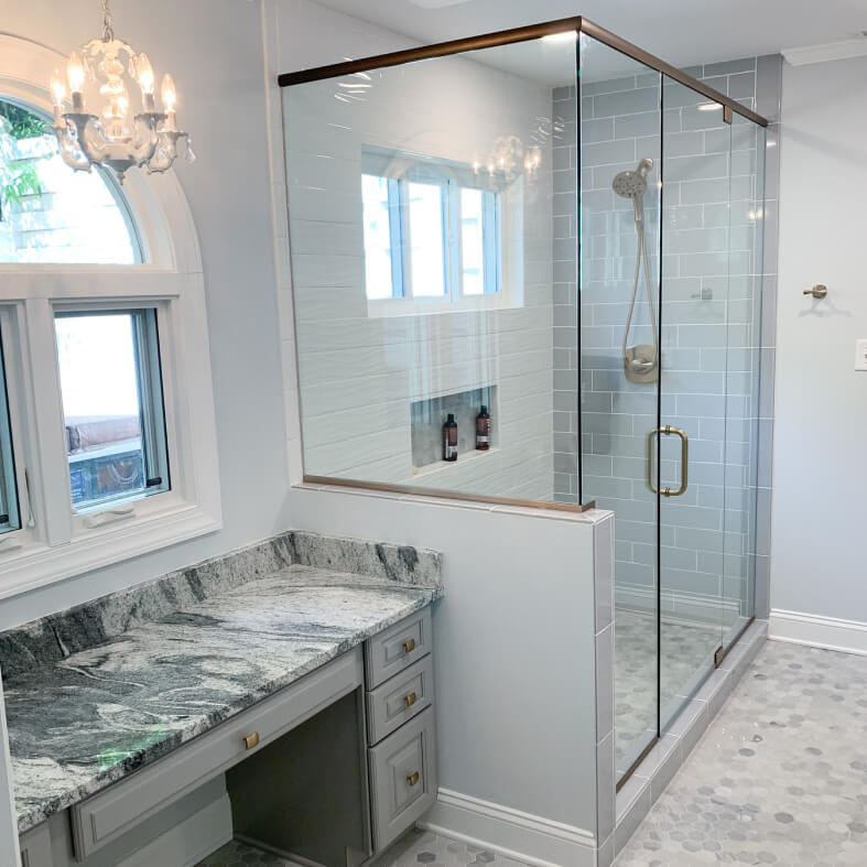 elegant bathroom remodeling concept